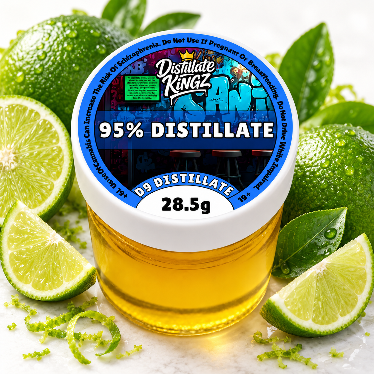 D9 Distillate (THC) (Lime Flavor)